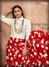 SUBHKALA FRILL FLARE VOL 4 Latest Fancy Exclusive Western Party Wear Cotton Top With Crepe Silk Skirt Heavy Collection